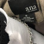 a.n.a faux fur trimmed tan wool pea coat size XL Photo 9