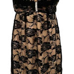 Onyx Nite  Lace Overlay Dress 4 Coquette Babydoll Y2K Bling Romantic Glam Goth Photo 0