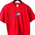 American Vintage Washington DC T Shirt Vintage Y2K Red Medium M Embroidered Tee Photo 0