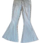 Blank Paige Super Wide Flare Pinstriped Pants – Size Small Photo 0