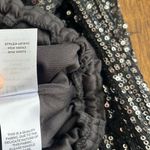 Lulus Shining with Confidence Black Sequin Crop Top Size Small New with Tags Photo 10