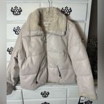 Sebby Faux‎ Leather & Faux Shearling Jacket Photo 3