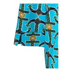 Tracy Negoshian  Blue Anchor Print Half Button Front Long Sleeve‎ Shift Dress M Photo 6