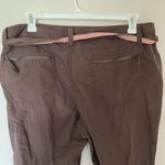 Old Navy Vtg Y2k Brown Low Rise Authentic Cargo Cropped Womens Sz 20 Drawstring Photo 7