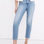 Madewell The High-Rise Slim Boyjean Summit Wash Summerweight Edition Size 26 Photo 0