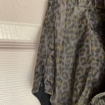 Marc New York  Andrew Marc Metallic Leopard Print Ruffle Cocktail Dress Photo 4