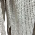 Chenault Patterned Textured Knit Long Lightweight Side Slit Duster Cardigan L Tan Size L Photo 8