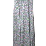 Darlington Isle Paradise Island Smocked Dress Sz. XS Blue Photo 0