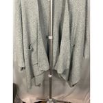Vince Camuto  Knit‎ Cardigan Open Front Sweater Pockets Gray Cozy Womens Photo 2