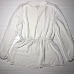 Mod Cloth Adored Aesthetic Swiss Dot Blouse Small Photo 5