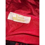 Vintage Intimate Moments Red & Black Lace Nightgown Size L/XL Photo 4