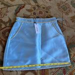 Nasty Gal NWT: Embellished Satin Twill Light Blue Mini Skirt Photo 2