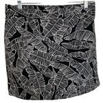 Rafaella Rafaela Comfort skort black and white botanical print small Photo 6