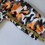 36.5 36 Point 5 Off Shoulder Orange Camouflage Crop Top Photo 8