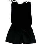 Spanx  Open Bust Mid-Thigh Black Bodysuit Photo 0