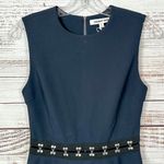 Elizabeth and James Renata Fit and Flare Silver Hardware Cut Out Waist Dress, Sz 0 Photo 4