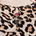 H & M Womens Leopard Print Short Sleeve Top Viscose Size 12 Office Party Photo 6