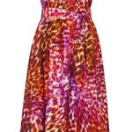 Natori Ombre Animal Print Dress Rent the Runway Preloved L $298 Pink Size L Photo 5