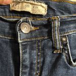 Free People Blue Skinny Jeans with Raw Hem Photo 4