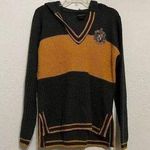 Harry Potter  hooded huffelpuff ribbed sweater Sz S Photo 0