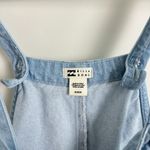 Billabong Beach Crush Denim Shortalls in Salt Blue Size Medium Photo 3