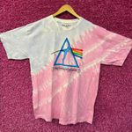 Pink Floyd Dark Side of the Moon Rock Band Pastel Tie Dye XL Photo 0
