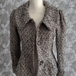 COCO & TASHI Brown Boucle Blazer Jacket Size Small Photo 0