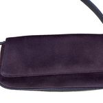 Liz Claiborne VTG Faux Suede Brown Mini Purse Photo 1