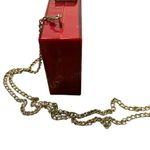 Madison West Red and Gold Heart Clutch Photo 2