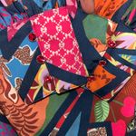 Alden Adair Floral Print Maxi Dress Sleeve Maxi Dress(Size Medium) Blue Photo 11