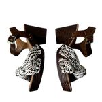 KORKS Natalia Natalia Crochet Twist Knot Sandals Tan SZ 6M Brown Photo 6