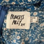 Princess Polly Georgia Midi Dress Navy Lower Impact Size 4 Photo 3