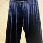 Soprano  nwot dark indigo navy blue Velvet Flare bell bottoms Pants small Photo 4