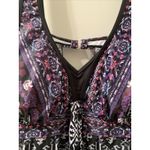 Women's Graphic Print Swim Top Halter Size 2X Multicolor Photo 3