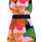 Akiko multicolor floral print silk mini dress size S Photo 10