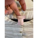 St. Tropez  Linen Blouse Size Large Photo 2