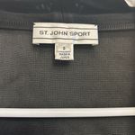 St. John  Sport Black and White Stripe Asymmetrical‎ Cardigan Size Small Photo 1