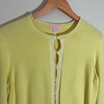 Lilly Pulitzer Pearl Button Cardigan Sweater Butter Yellow Photo 2