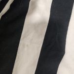 Ralph Lauren  Black and White Striped V-Neck T-shirt Size Medium Photo 3