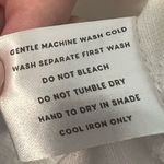 Piyama High Waist White Cotton Pajama Shorts Size M Photo 5