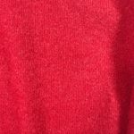 Eddie Bauer Wool Angora Rabbit Blend V Neck Sweater Tall M Red Photo 2
