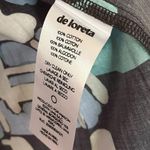 De Loreta Josefa maxi trapeze dress in Arcilla Azul print with balloon sleeves Size undefined Photo 9