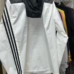 Adidas black and white windbreaker jacket. US MEDIUM Photo 1