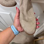 Calvin Klein  Taupe Microfiber Over-the-Knee Boots Side Zip Flat‎ Heel-8.5 Photo 8