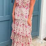anna cate Pink Tiered Maxi Dress Photo 0