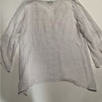 Counterparts Cream Asymmetrical 3/4 Sleeve Blouse Photo 2