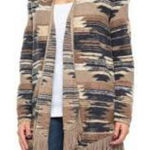 Lucky Brand Aztec fringe open cardigan size medium Photo 0