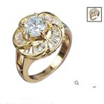 Vintage Rose Gold And Sterling Silver Ring Photo 8