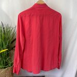 Tommy Bahama  100% Silk Long Sleeve Button Up Blouse Top M Photo 3
