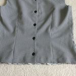 Connected Apparel Vintage 90s Gingham Floral Embroidered Two Piece Skirt Set by - Sz 12 Photo 18